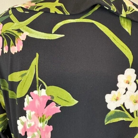 Sz 12 Tommy Hilfiger Long Sleeve Wrap Dress - Picture 7 of 10